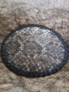 Rad Leather Snake Belt Buckle